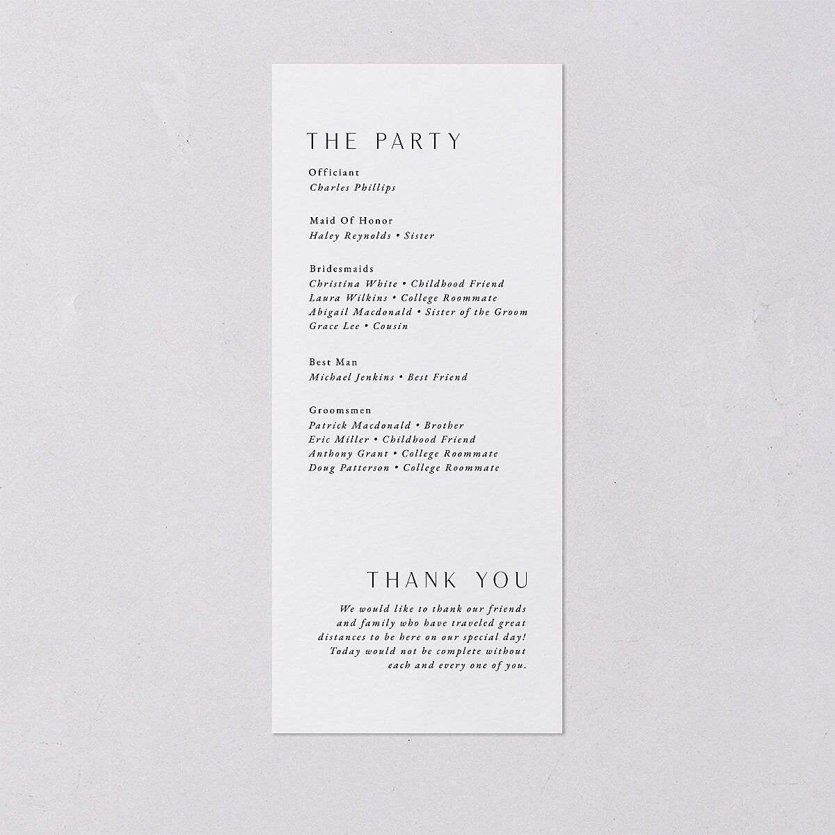 Lavish Palm Wedding Programs Rose Gold Pure White Signature