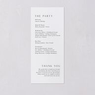Lavish Palm Wedding Programs Rose Gold Pure White Signature