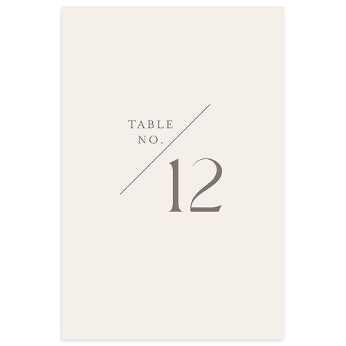 Monogram Slant Table Numbers Falcon Signature