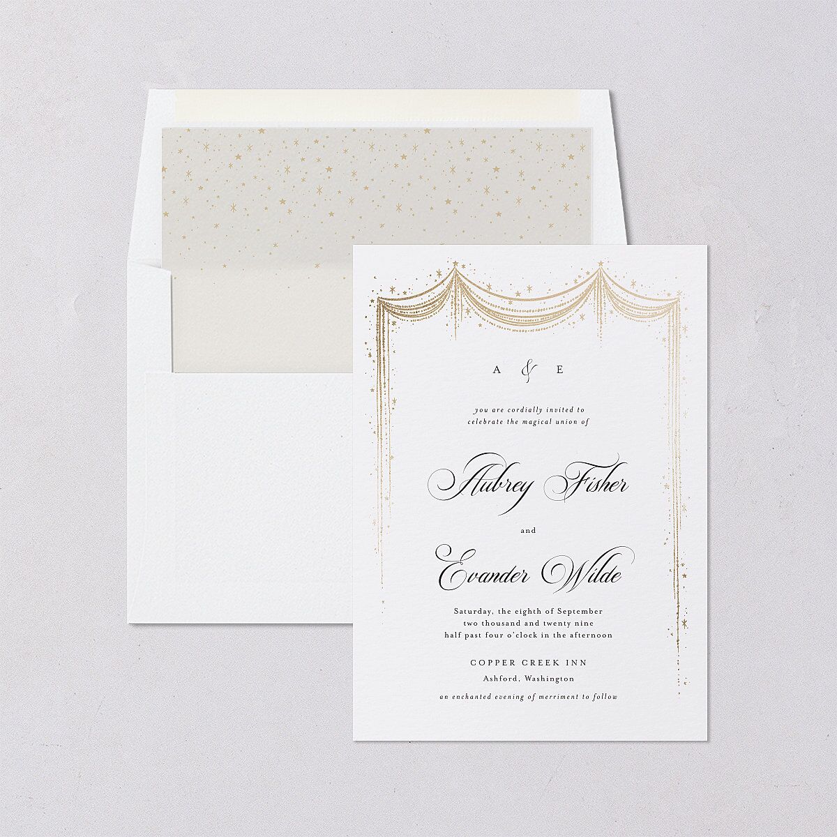 Fairytale Luxury Envelope Liners Pure White Standard