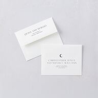 Celestial Arch Thank You Cards Gold Navy