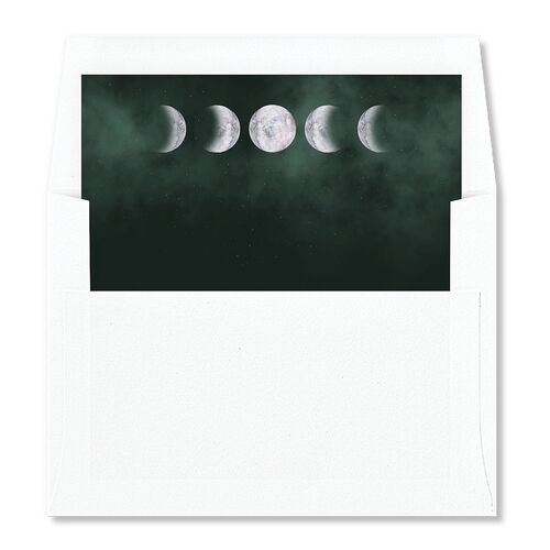 Crystal Forest Envelope Liners Hunter Green Standard