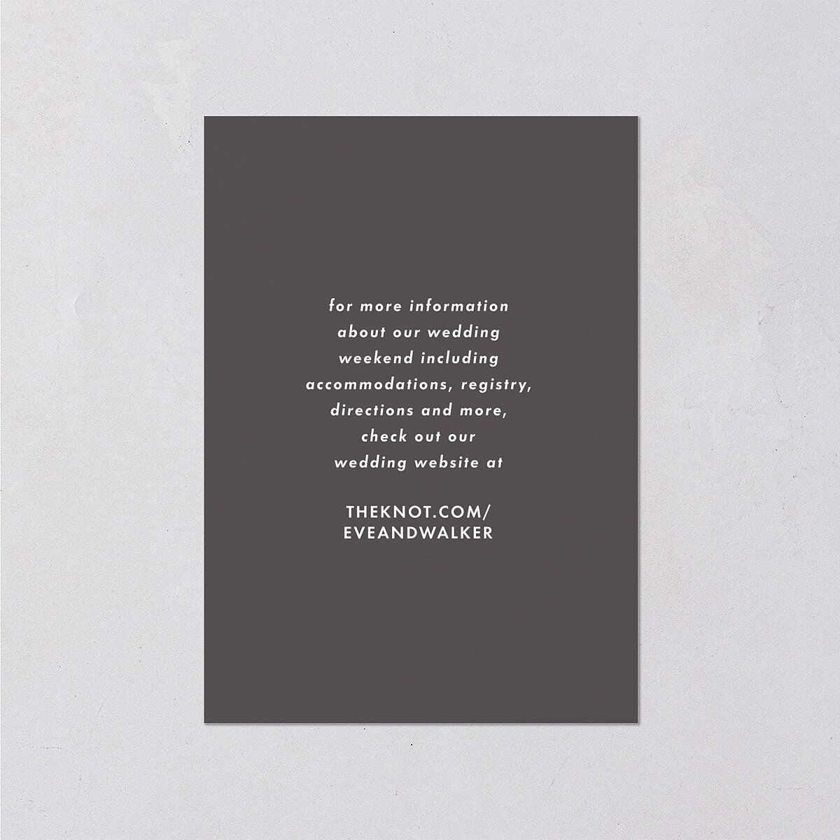 Picture This Photo Itinerary Cards Medieval Grey Signature Standard