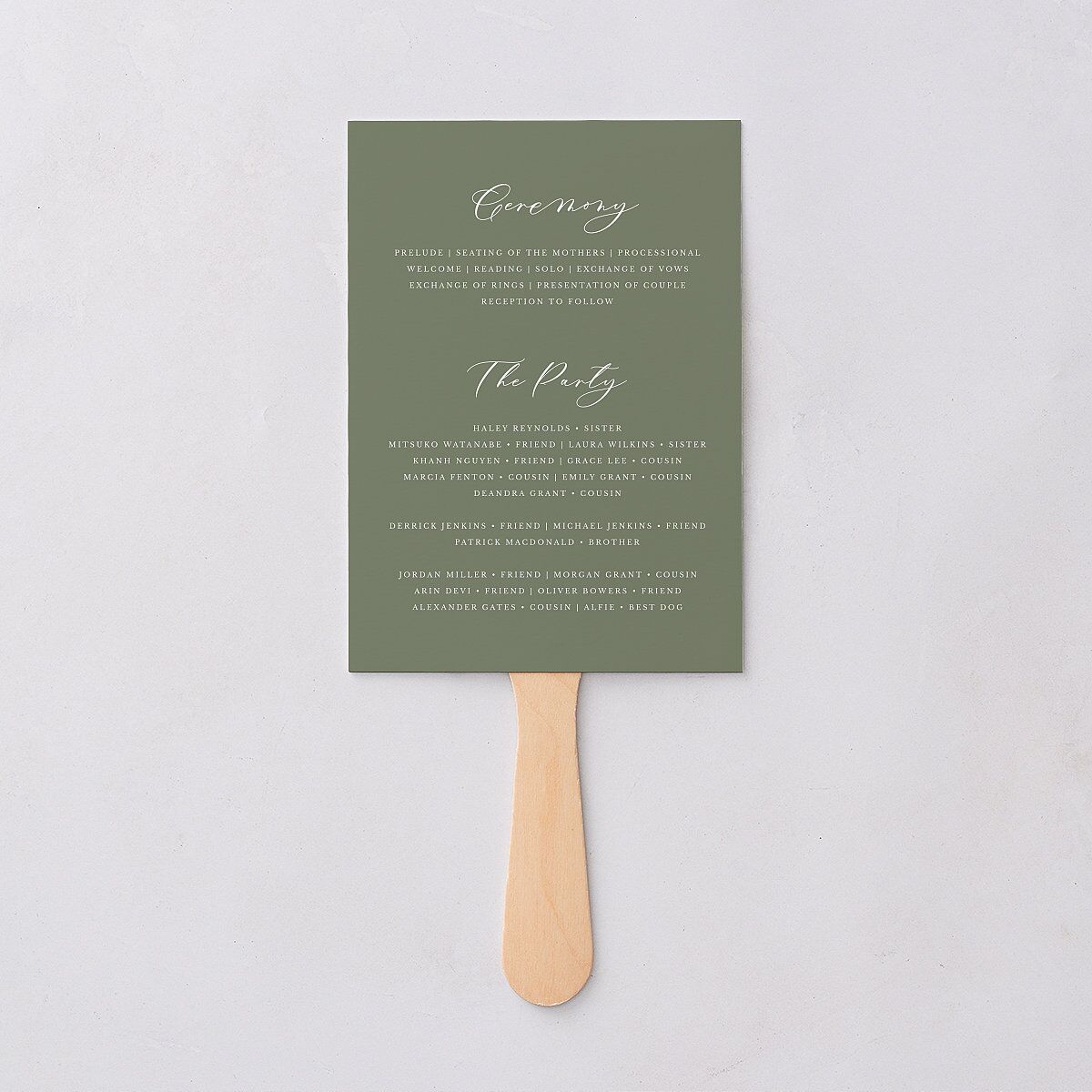 Eucalyptus Frame Fan Programs — view 2