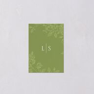 Vintage French Botanical QR Code RSVP Cards Meadow Signature Standard