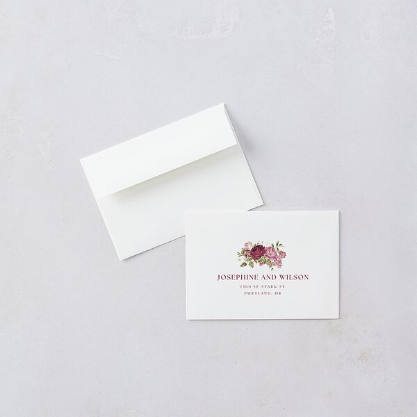 Vintage Love Doves Wedding Response Cards Shell Pink Signature Standard