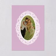 Eclectic Garden Reverie Wedding Invitations Lavender Signature Blank No Standard