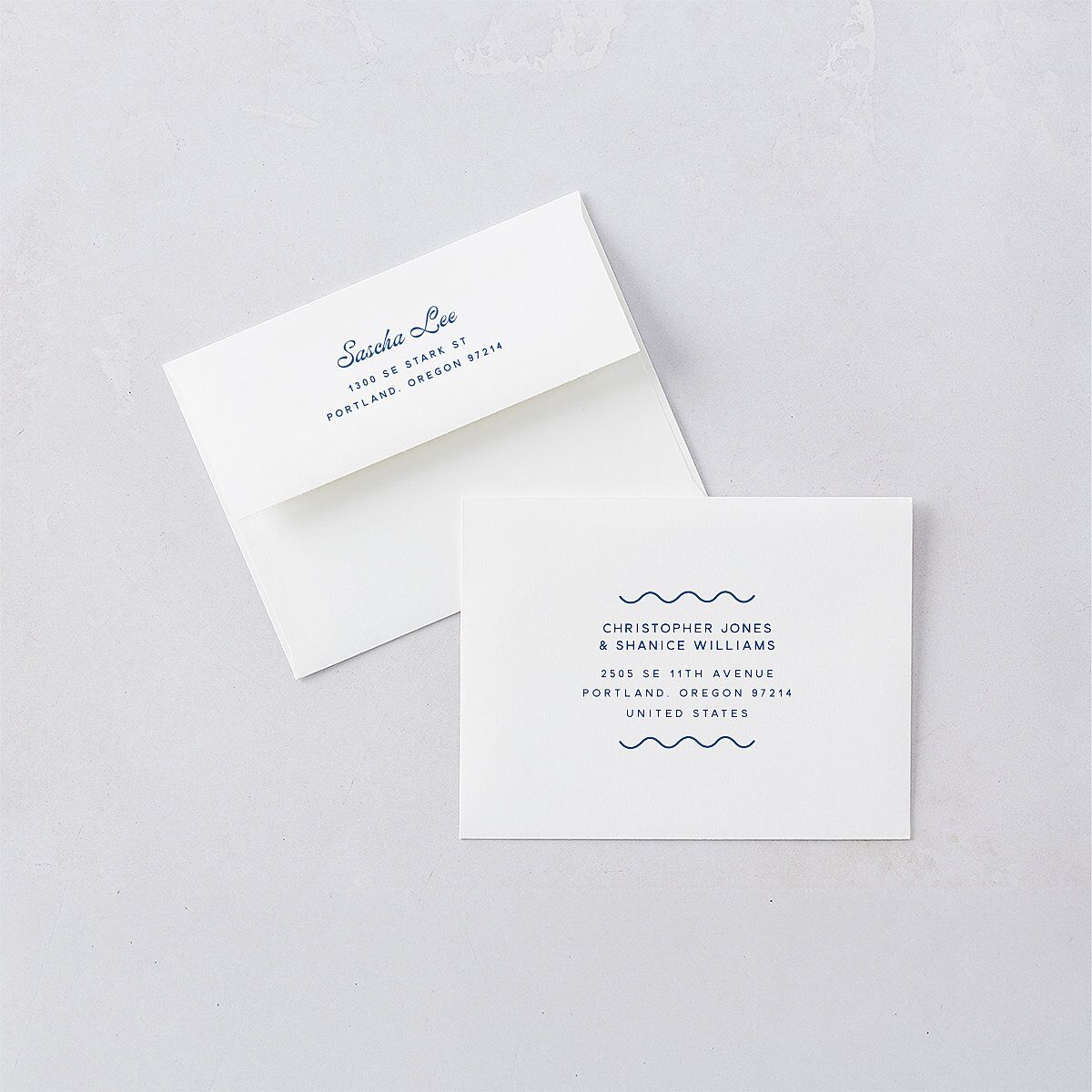 Cabana Stripes Bridal Shower Thank You Cards Lemon