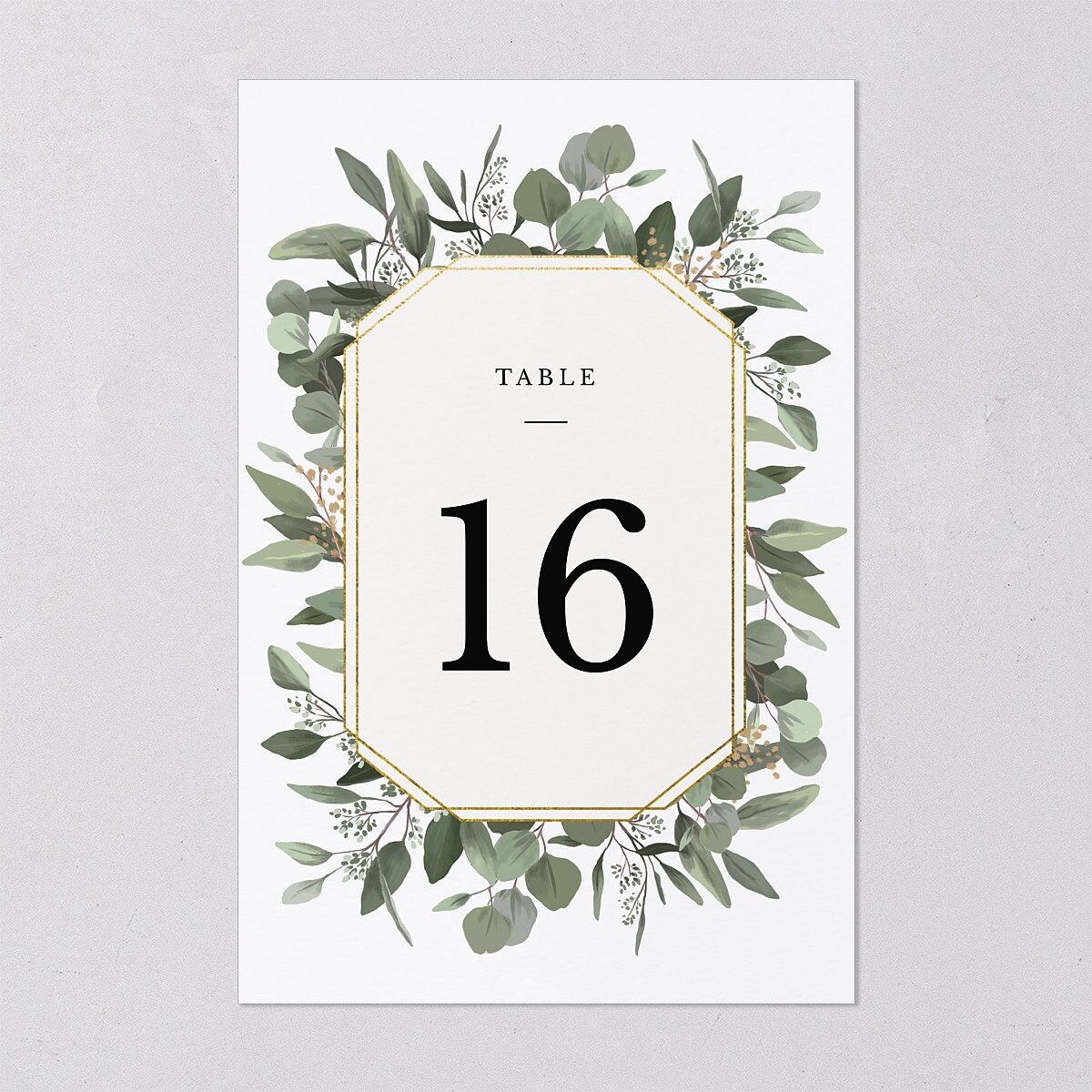 Eucalyptus Frame Table Numbers — view 7