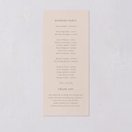 Just Love Wedding Programs Gold Sand Signature