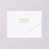 Til Death Do We Disco All-in-One Wedding Invitations Pear Signature Light Both Recipient and Return Addresses No