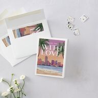 Meet Us In Miami Thank You Cards Orchid