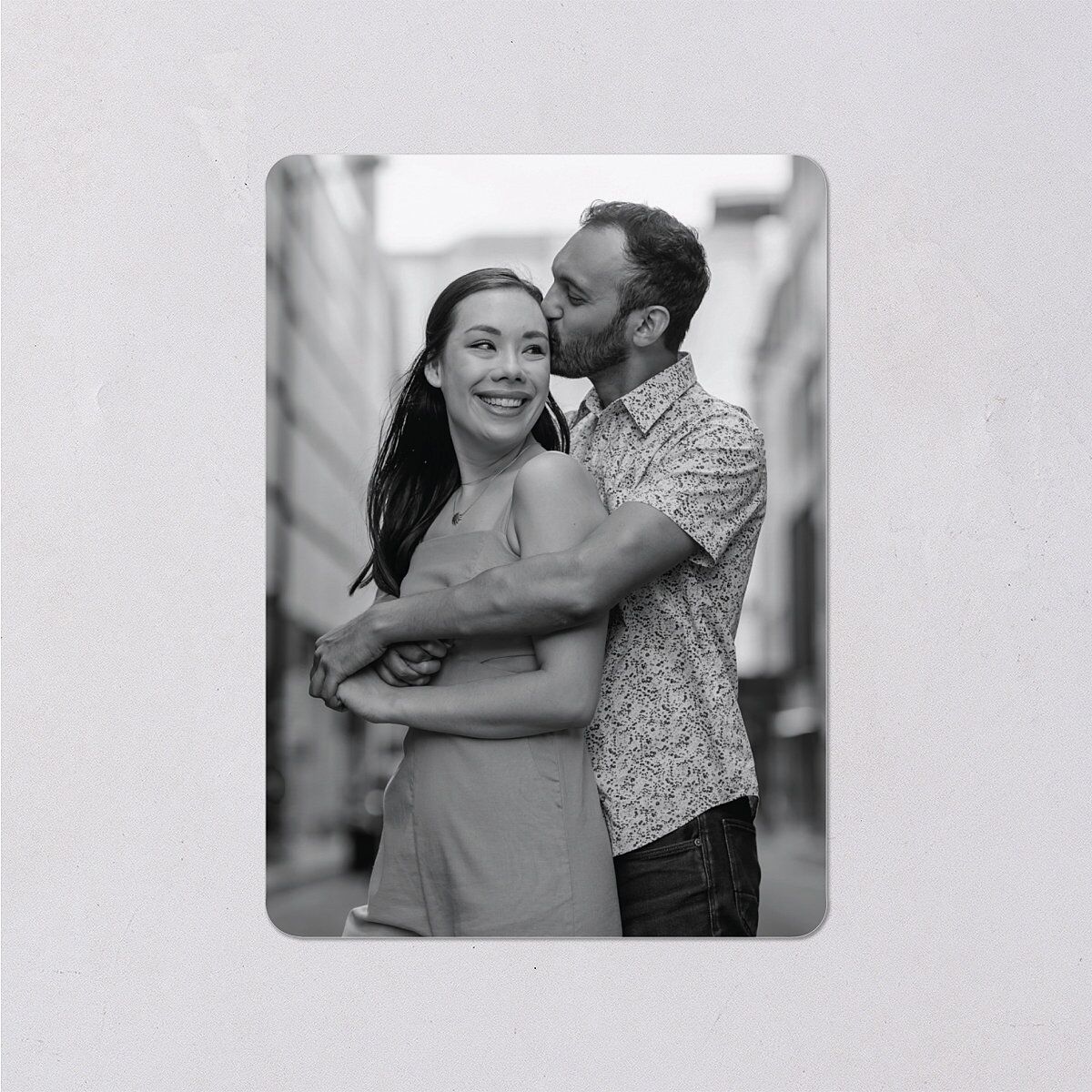 Editorial QR Wedding Response Cards Midnight Signature Rounded