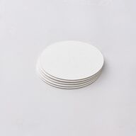 Blooming Botanical Coasters Midnight Cardboard Circle