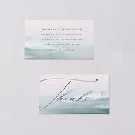 Abstract Beach Favor Gift Tags Regency Blue Signature