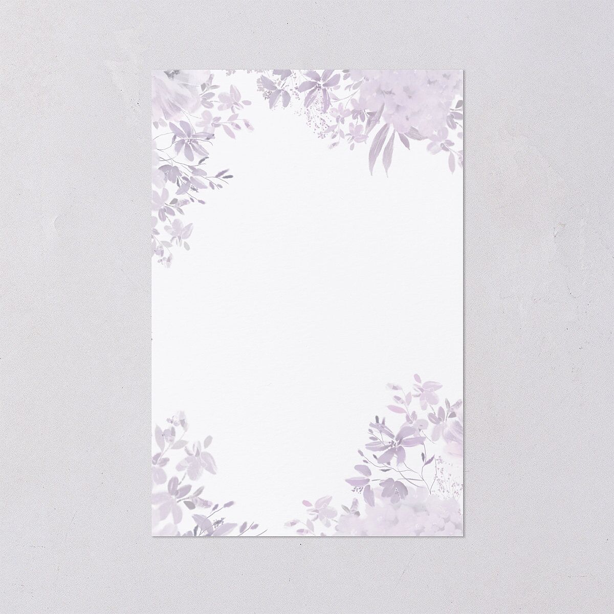 Monochrome Blooms Table Numbers Gold Sheer Lilac Signature