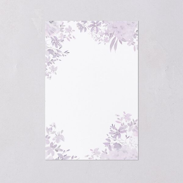 Monochrome Blooms Table Numbers Gold Sheer Lilac Signature