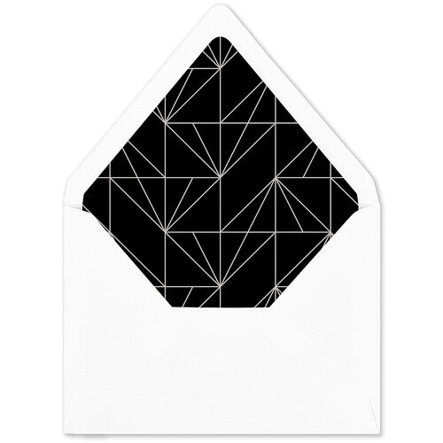 Elegant Frame Euro Envelope Liners Licorice Luxe