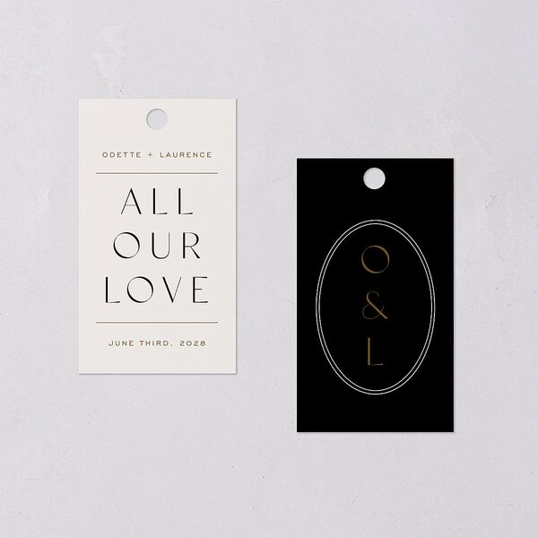 Surround Favor Gift Tags Mist Signature