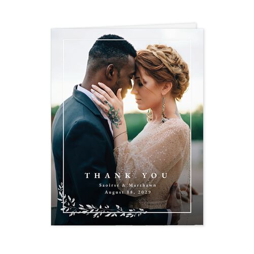 Dainty Frame Thank You Cards Thyme