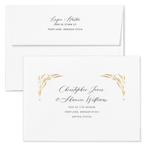 Chinese Phoenix Fenghuang Save The Date Card Envelopes Terracotta Almond Return Address Signature Standard