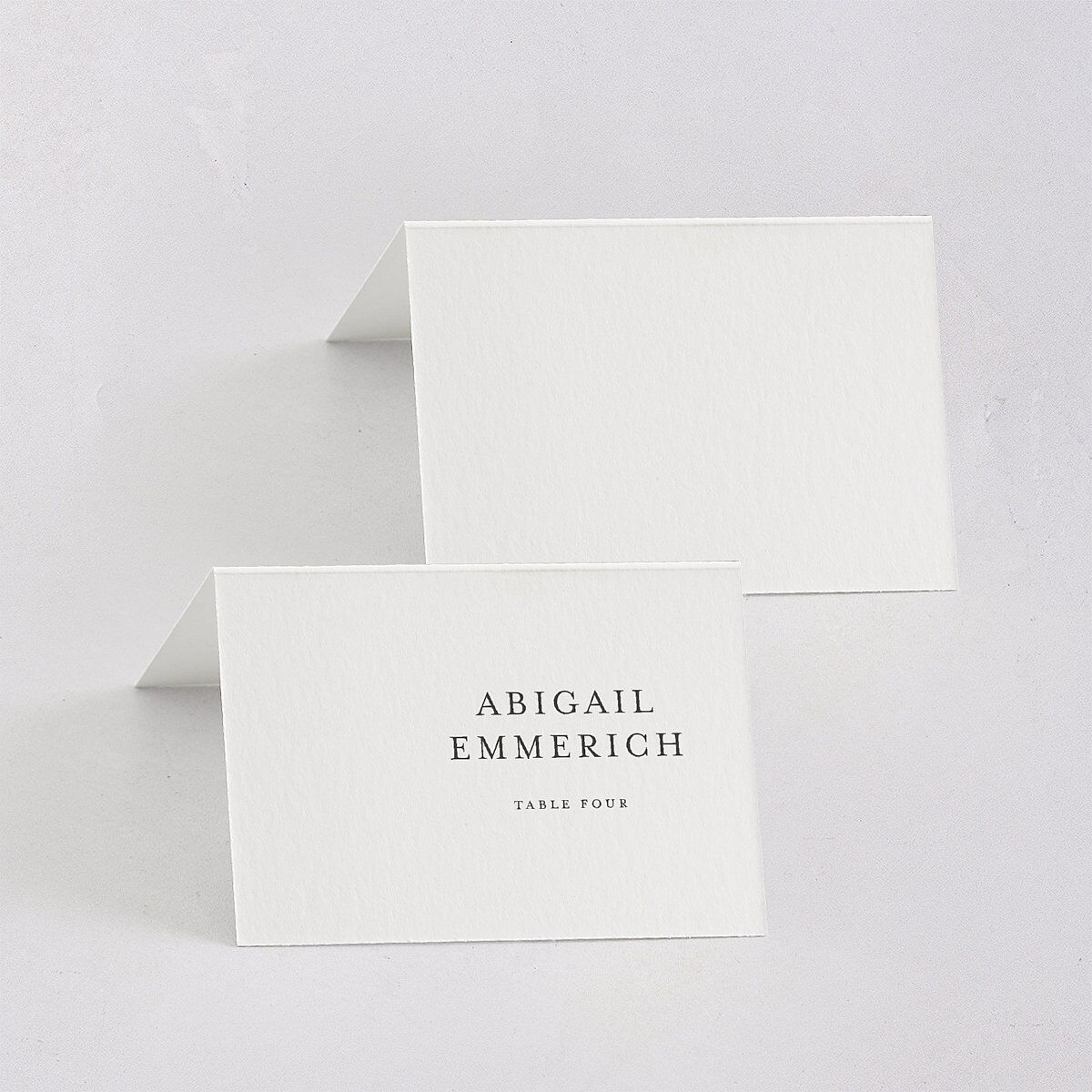 Southern Oak Tree Foil Place Cards Gold Pure White Signature