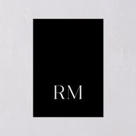 Modern Contrast Wedding Response Cards Midnight Signature Standard