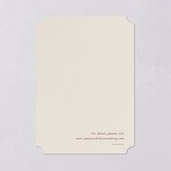 Simple Script Save The Date Cards Vintage Pink Signature smooth Blank No