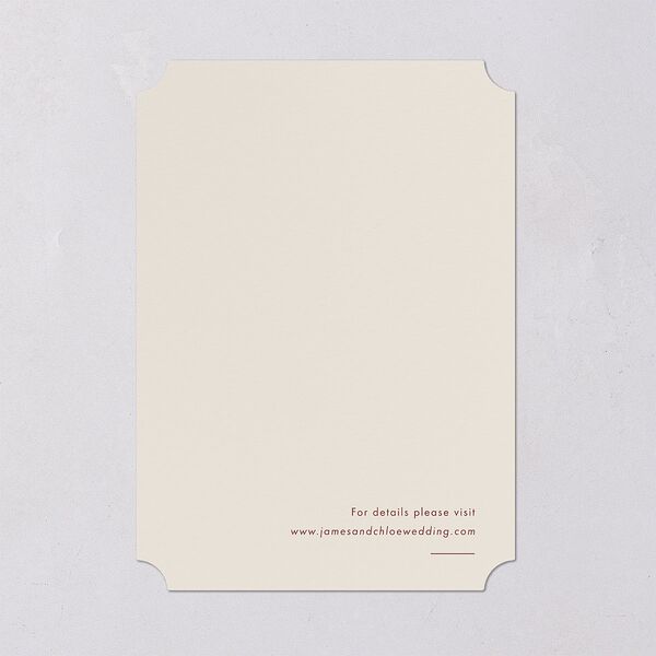 Simple Script Save The Date Cards Vintage Pink Signature smooth Blank No