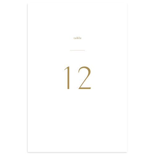 Dainty Monogram Table Numbers Dijon Signature