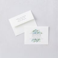 In Bloom Thank You Cards Moody Blue