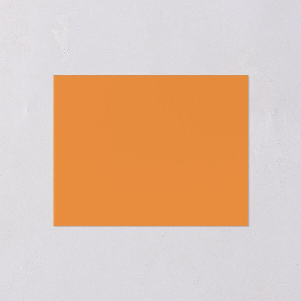 Retro Sunburst Save the Date Petite Cards Pumpkin Signature smooth Blank No Standard