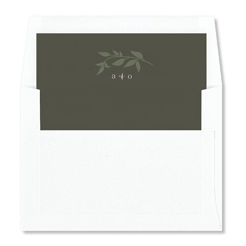 Rustic Nouveau Envelope Liners Hunter Green Standard