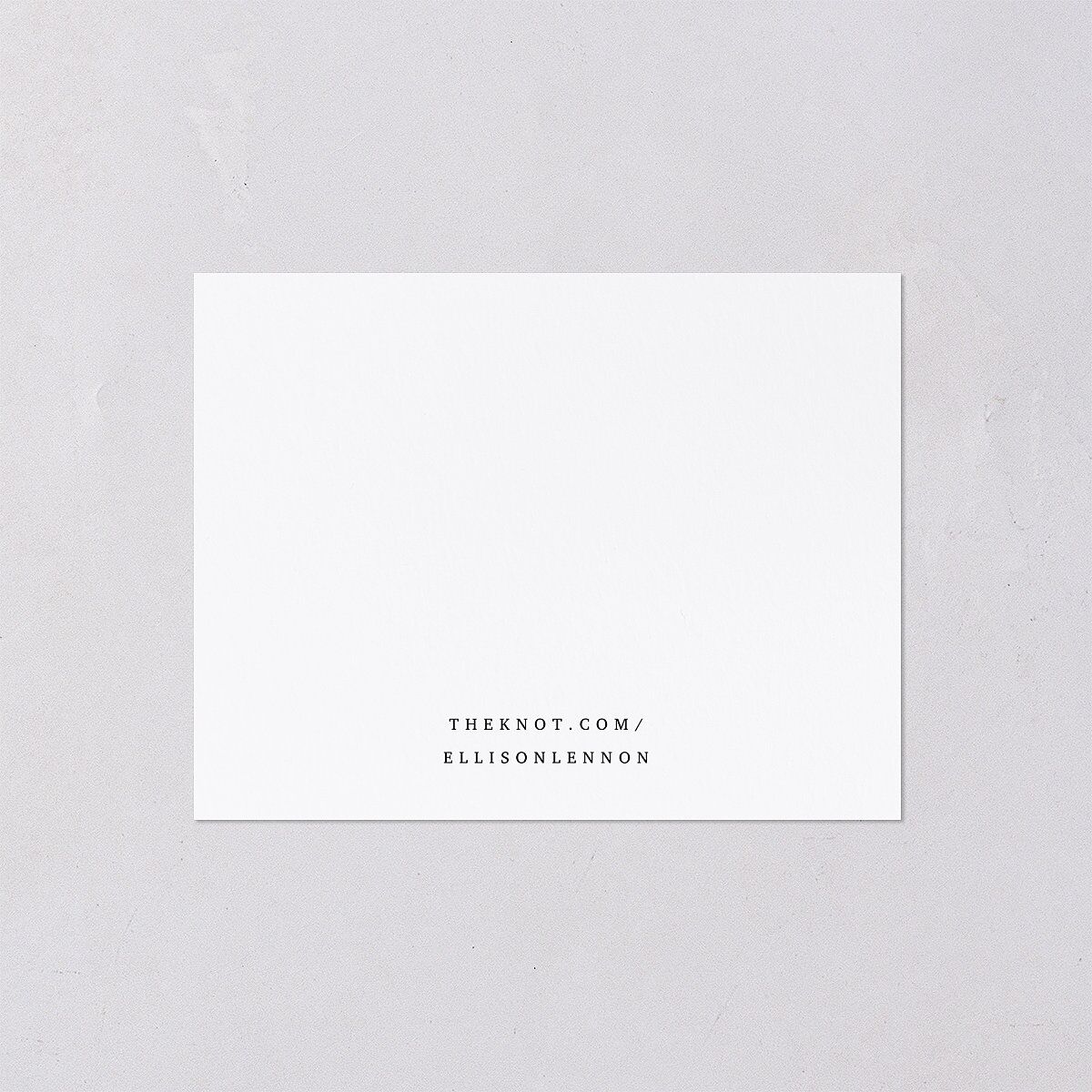 Minimal Calligraphy Save the Date Petite Cards Midnight Signature smooth Blank
