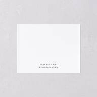 Minimal Calligraphy Save the Date Petite Cards Midnight Signature smooth Blank