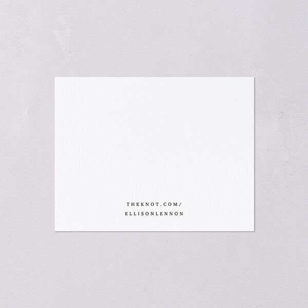 Minimal Calligraphy Save the Date Petite Cards Midnight Signature smooth Blank