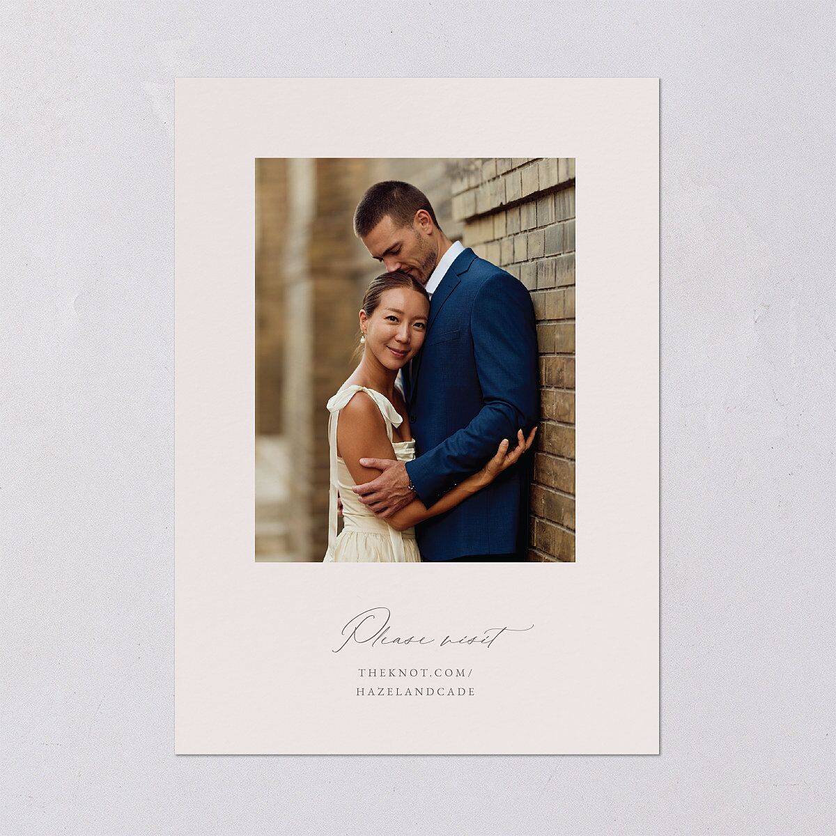 Luxury Floral Archway Wedding Invitations Dijon Signature Blank No Standard