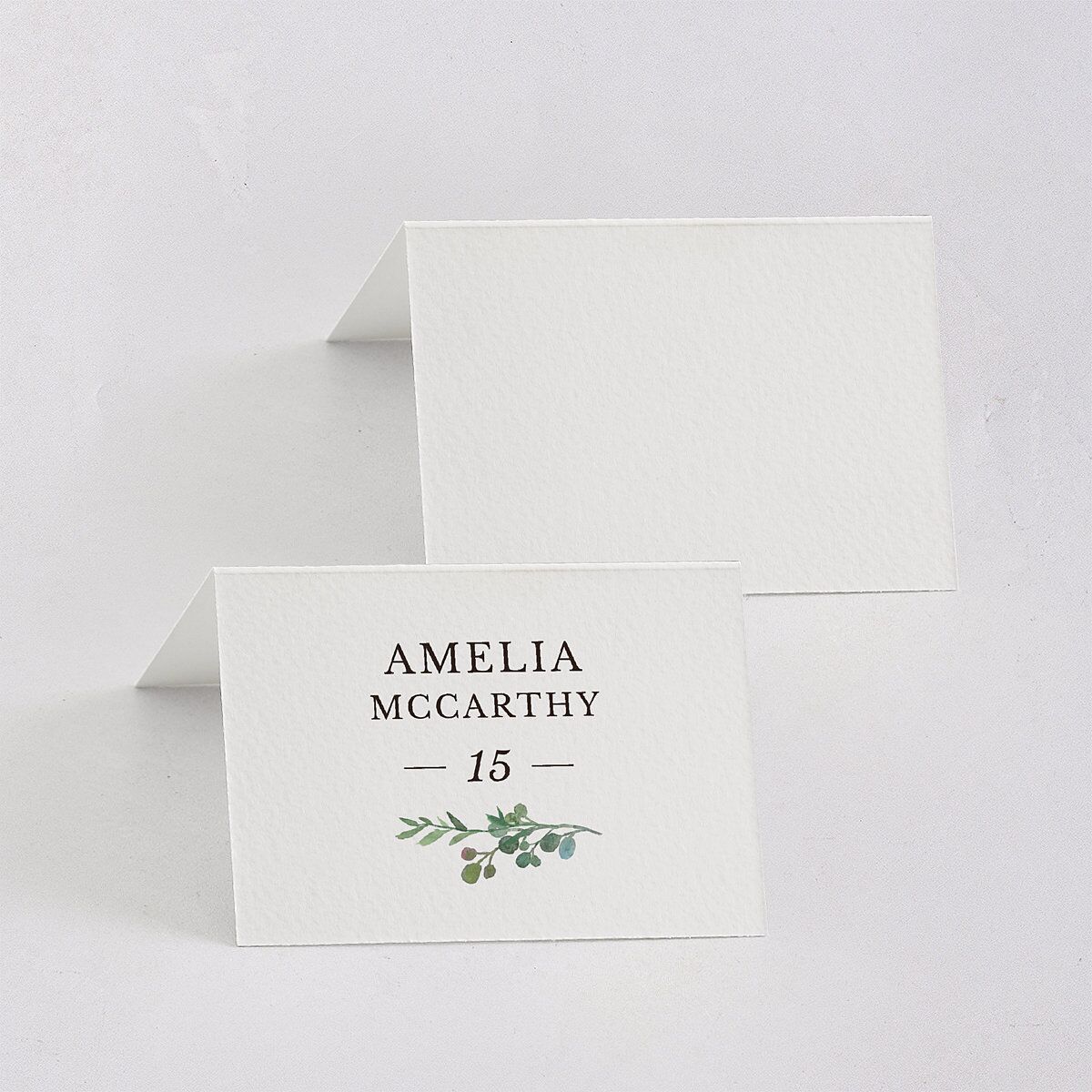 Leafy Hoops Place Cards — view 3