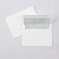 Signatures Save The Date Cards Off-White Signature smooth Blank No Standard