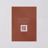 Romantic Vineyard Wedding Enclosure Cards Rust Signature Standard