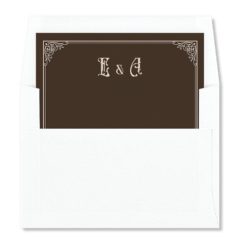 Western Gothic Envelope Liners Deep Bronze Standard