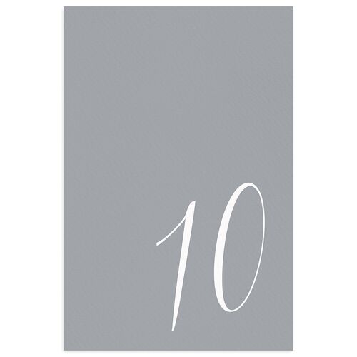 At Last Table Numbers Dusty Blue Signature