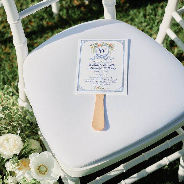 Countryside Crest Fan Programs Royal Blue Signature Standard