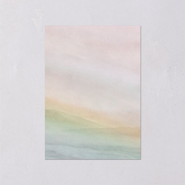 Ethereal Sunset Wedding Enclosure Cards Gold Peach Fuzz Signature Standard