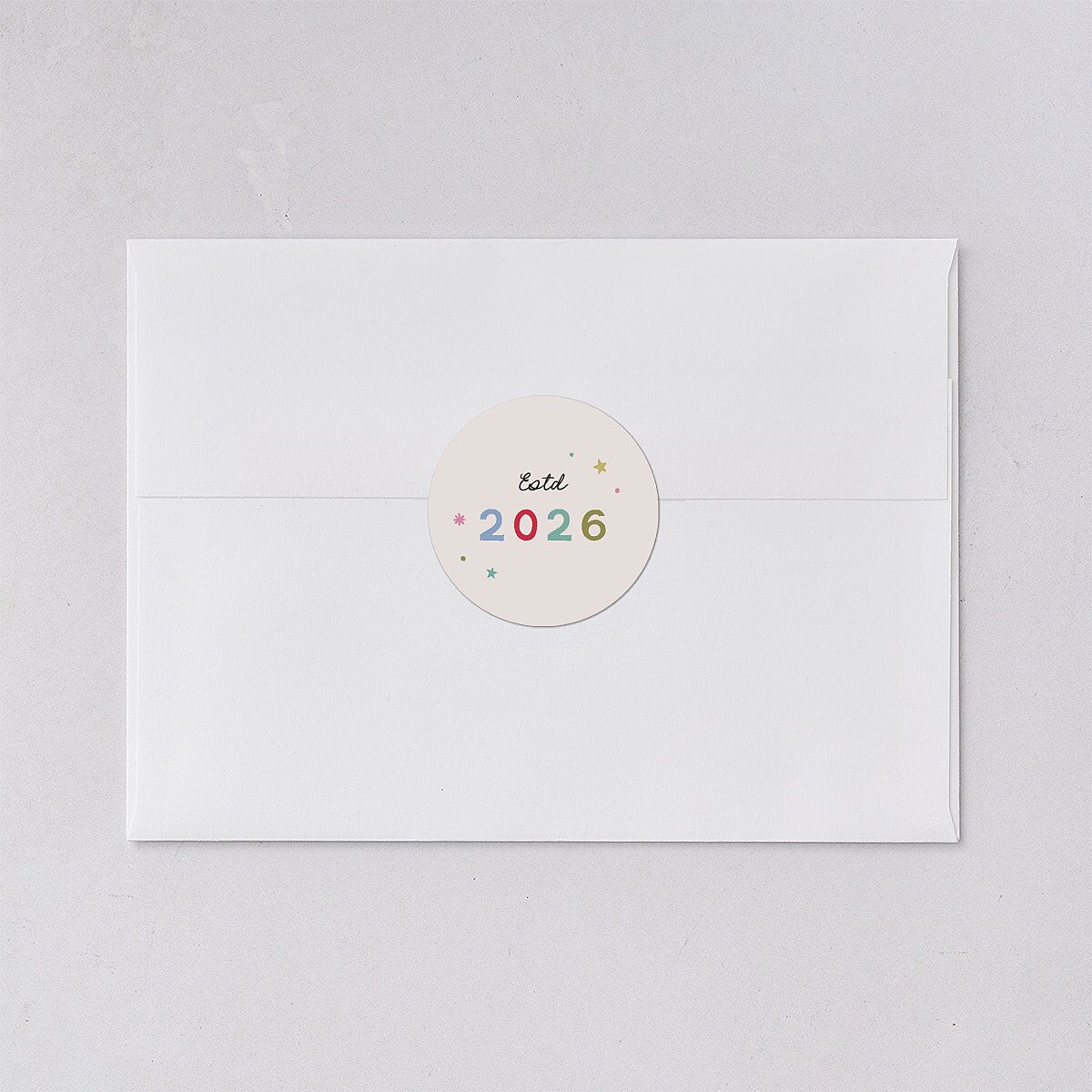 Very Merriest Retro Christmas Holiday Stickers Linen Circle