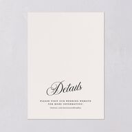 Elegant Hollywood Calligraphy Wedding Invitations Linen Signature Blank No Standard