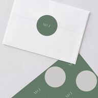 Rustic Pine Wedding Stickers Eucalyptus Sticker