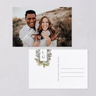 Timeless Wildflowers Thank You Postcards Pear