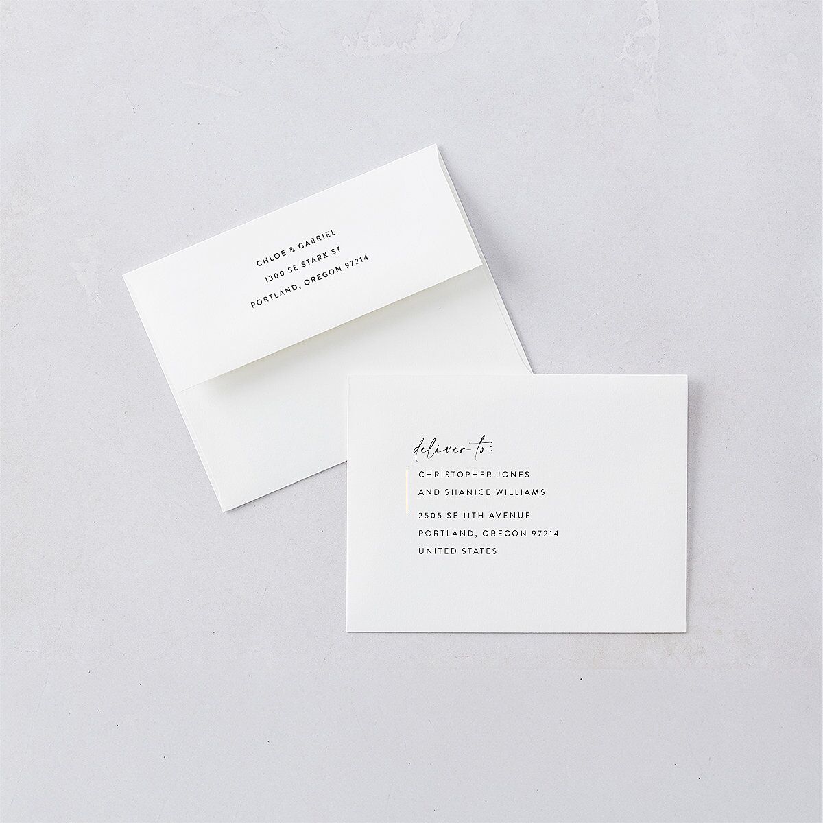 Minimal Chic Thank You Cards Pure White