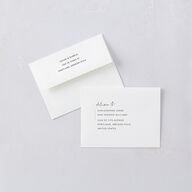 Minimal Chic Thank You Cards Pure White